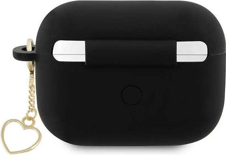 Actual product image Guess 4G Charms Heart Silicone Case for Apple Airpods Pro 2 - black (Headphone bag)