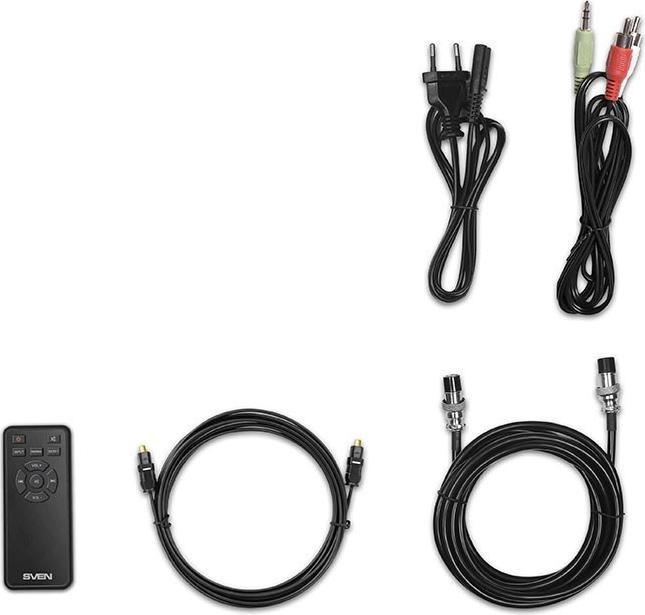 Actual product image Sven MC-30 Timbre and volume front control Digital optical Input Remote control Bluetooth