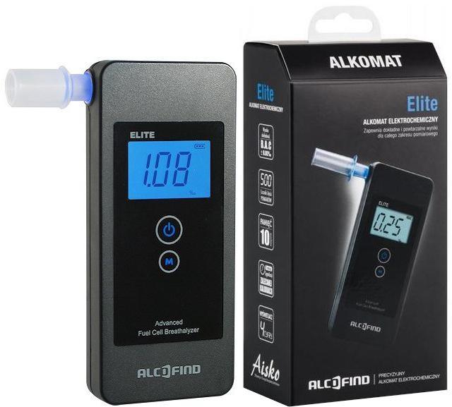 Actual product image Hi-tech medical ALCOFIND ELITE breathalyser Black Platinum electrochemical sensor Built-in display
