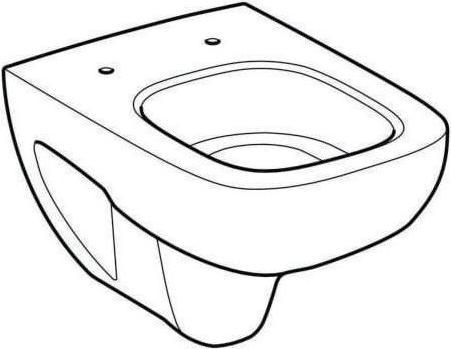 Productafbeelding Geberit Keramag / wastafelwc Renova compact Vierkant met korrel wit wandgemonteerd 206145000
