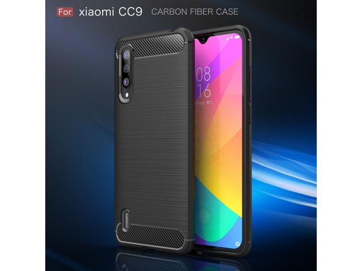 Immagine prodotto Screenguard Xiaomi Mi 9 Lite Cover Carbon Brushed Soft TPU (Mi 9 Lite)