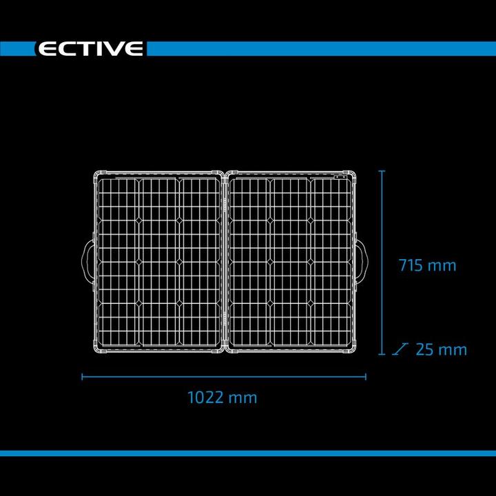 Actual product image Ective SunBoard 120W Solar Case 12V Solar Bag Foldable Solar Panel Solar Panel (120 W, 6.30 kg)