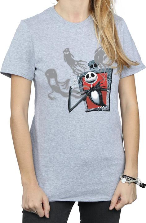 Immagine prodotto Disney Nightmare Before Christmas Ghosts Of Jack Maglietta Ampia Donna (XL)