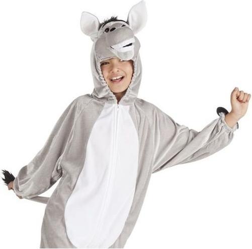 Actual product image Boland Donkey Child Costume: Plush Jumpsuit With Hood (140)