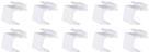 Actual product image Shiverpeaks ®-BASIC-S--Keystone dust cover, white, PU10 (Blind module)