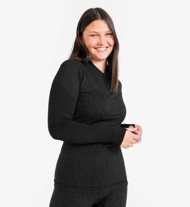 Produktbild Kipsta Damen/Herren Funktionsshirt langarm - Keepdry schwarz (XS)