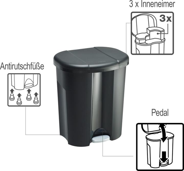 Image du produit Rotho Trio (60 l)