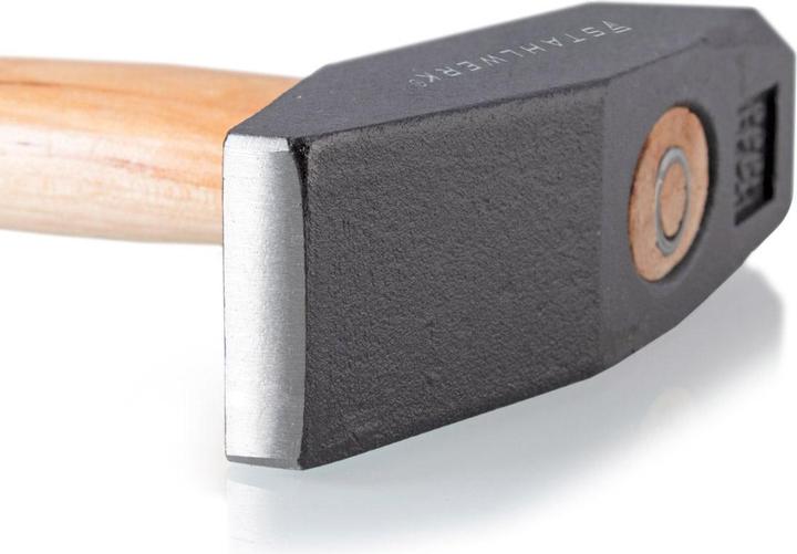 Actual product image Stahlwerk Hammer Locksmith's hammer 1,000 g robust steel head, hickory handle (1000 g)