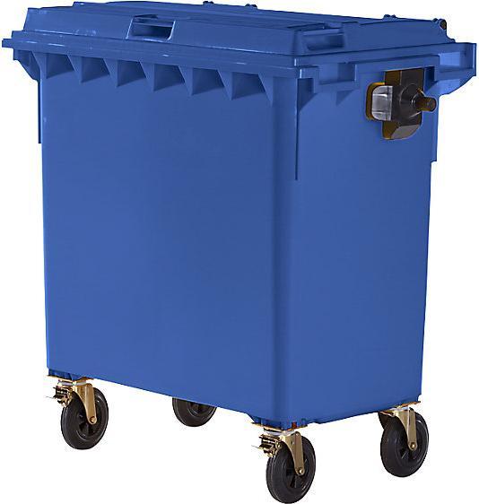 Image du produit kaiserkraft Grands conteneurs à déchets en plastique, selon DIN EN 840 (770 l)