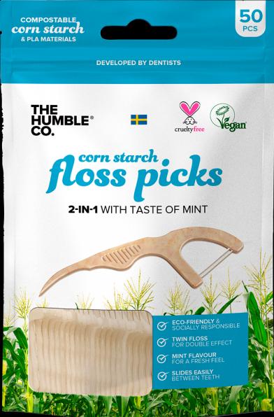 Immagine prodotto The Humble Co. Spazzola Flosspick: menta