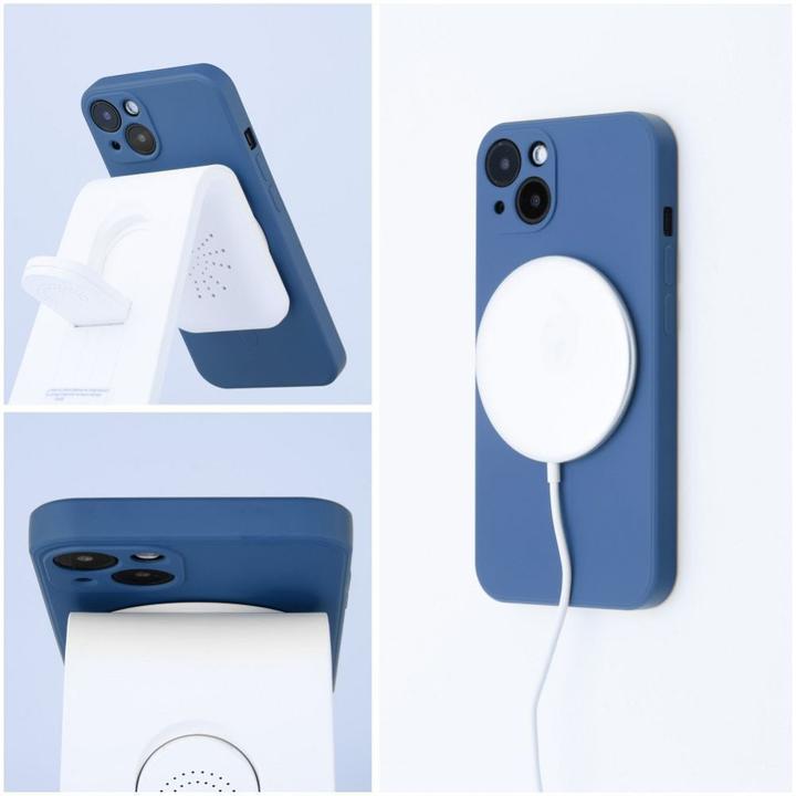 Produktbild OEM Back panel cover SILICONE MAG COVER case compatible with MagSafe for SAMSUNG A36 blue