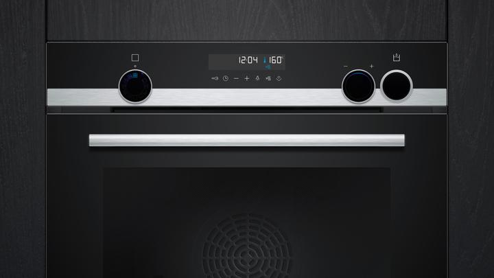 Produktbild Siemens iQ500, Einbau-Backofen mit Dampfunterstützung, 60 x 60 cm, Edelstahl, HR578GFS7F