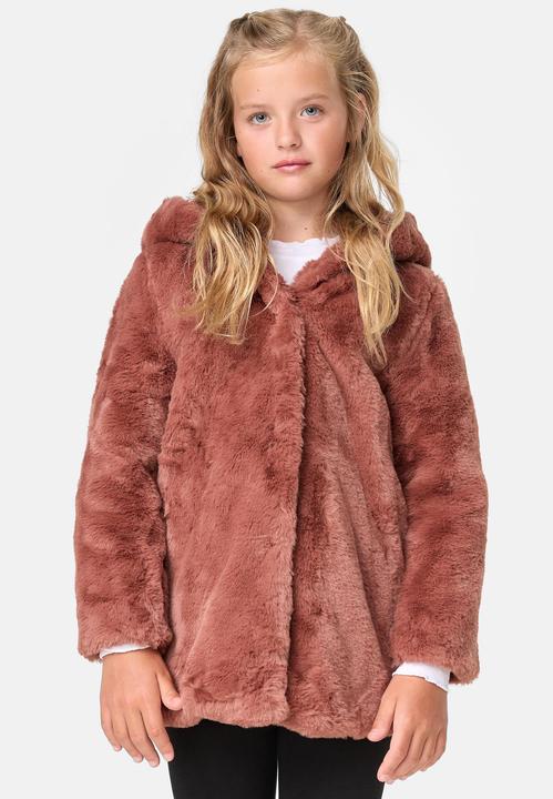 Image du produit Urban Classics Manteau à capuche en peluche pour filles (146, 152)