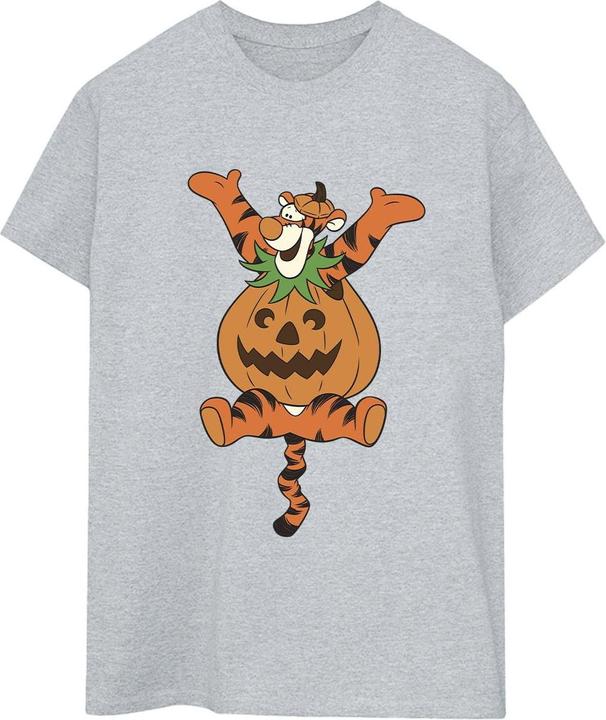 Actual product image Winnie the Pooh Womens/Ladies Tigger Pumpkin Boyfriend T-Shirt (XXL)