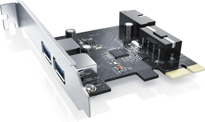 CSL USB 3.2 Gen1 PCI Express Card PCIe Controller - 2X Externe 1 x intern Header - Schnittstellenkarte