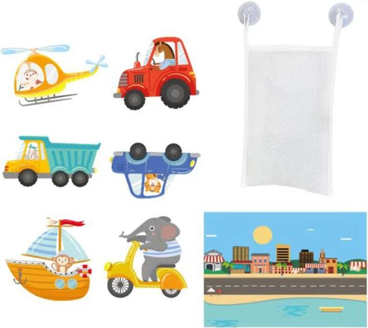 Activity Board Pâte souple EVA éducatif précoce bricolage jouet animal autocollant bain flottant baignoire