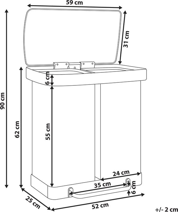 Actual product image Beliani Ecosort