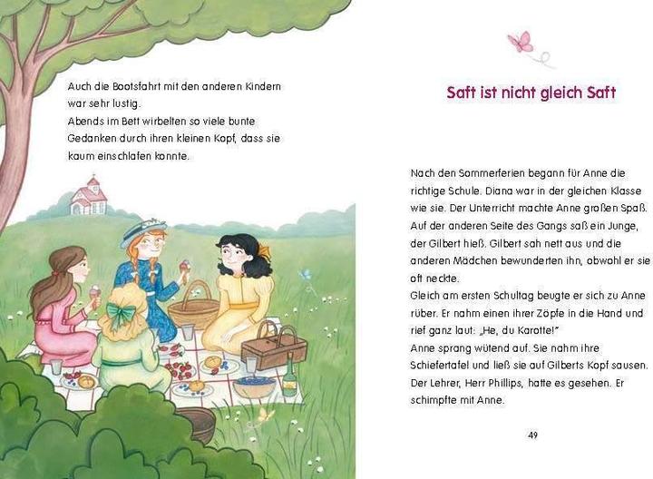 Actual product image Einfach selbst lesen: Kinderbuchklassiker - Anne auf Green Gables (German, Karen Christine Angermayer, Lucy Maud Montgomery, 2022)