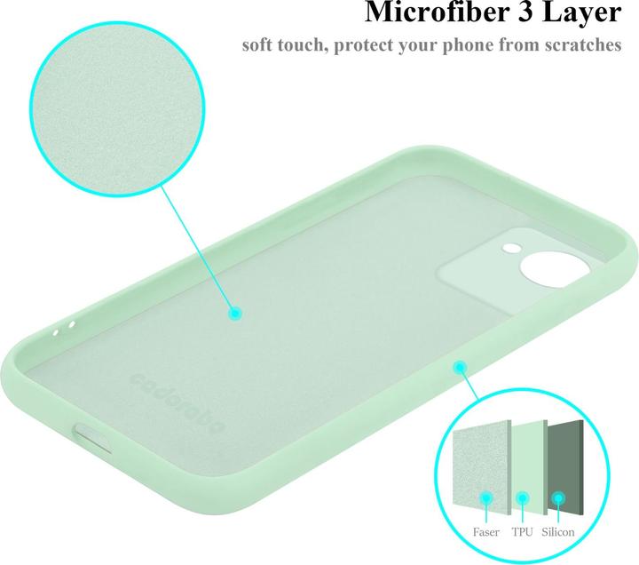 Produktbild Cadorabo TPU Liquid Silicone Case Hülle für Realme C30 / Narzo 50i PRIME (Realme Narzo 50i Prime, Nokia C30)