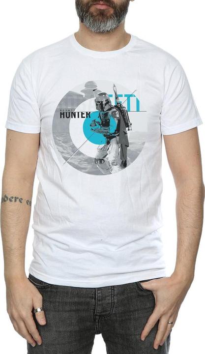 Immagine prodotto Star Wars Boba Fett Bounty Hunter Circle Maglietta Uomo (XXL)