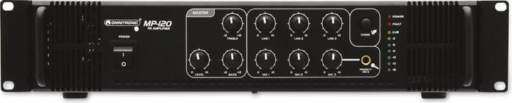 Actual product image Omnitronic ELA amplifier MP-120 120 W (Amplifier)