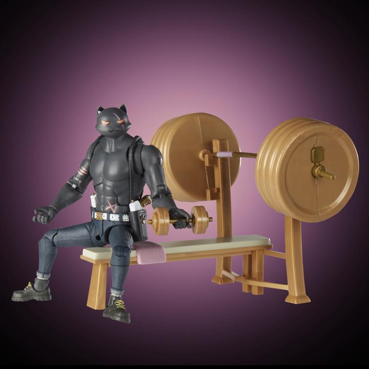 Produktbild Fortnite Hasbro Victory Royale Series Meowscles (Shadow), 15 cm grosse Action-Figur mit Accessoires