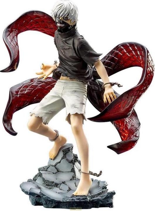Actual product image Kotobukiya Tokyo Ghoul ARTFXJ Statue 1/8 Ken Kaneki Awakened Repaint Ver. 23 cm