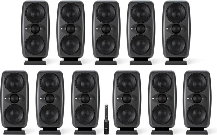 Produktbild IK Multimedia Studiomonitore iLoud MTM MKII Immersive Bund Schwarz (Aktiv, 1 Stk., 1x 100 W)