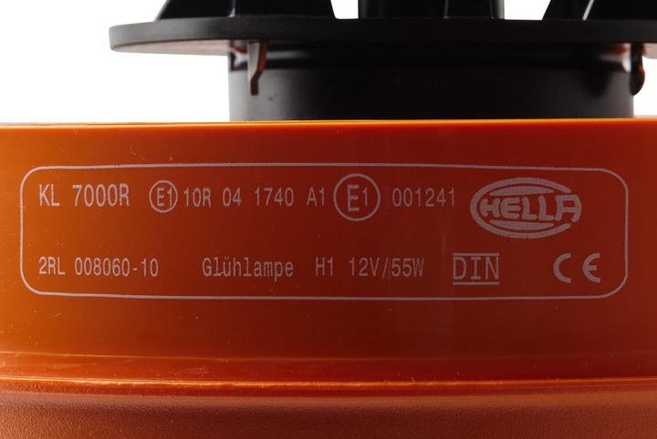 Actual product image Hella Rotating beacon halogen for AEBI DAF MERCEDES SCANIA VOLVO BOMAG FENDT
