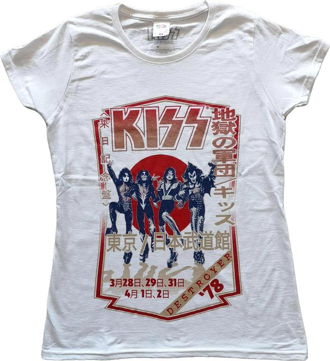 KISS Womens/Ladies Destroyer Tour 78 T-Shirt (XXL)