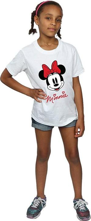 Immagine prodotto Disney T-shirt in cotone per bambine con visiera di Minnie Mouse (140, 146)