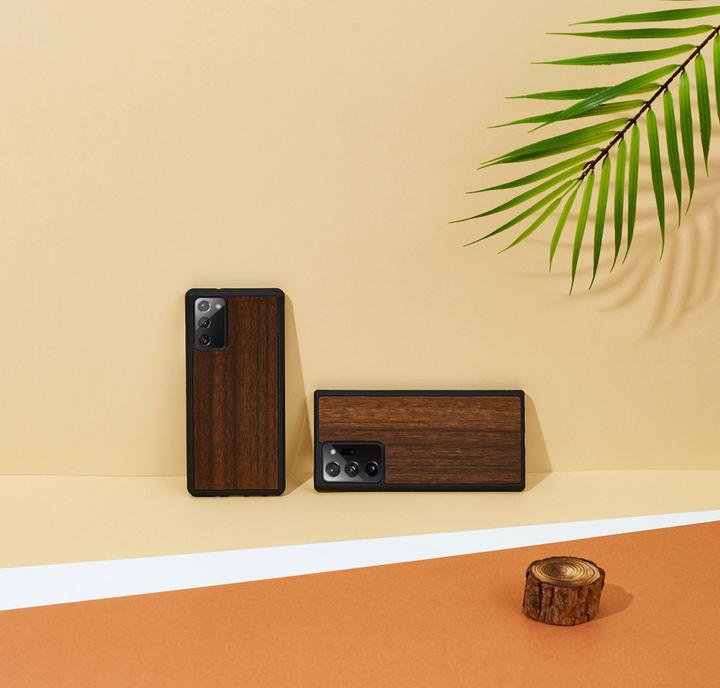 Produktbild Man.Wand &WOOD case for Galaxy Note 20 Ultra koala juodas (Samsung Galaxy Note 20 Ultra)