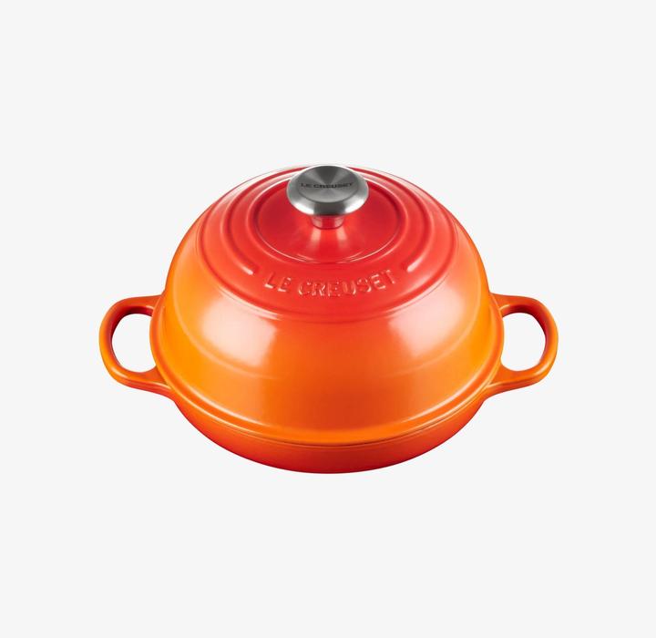 Actual product image Le Creuset Roaster for bread 24cm orange (24 cm, Casserole + Stewpot, Cast iron)