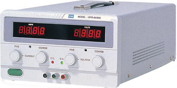 Actual product image GW Instek GPR-6030D Laboratory power supply, adjustable 0 - 60V 0 - 3A 180W Number of outputs 1 x
