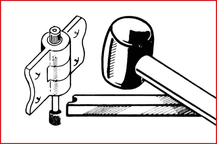 Actual product image KS Tools Door hinge pin set, 4 pcs
