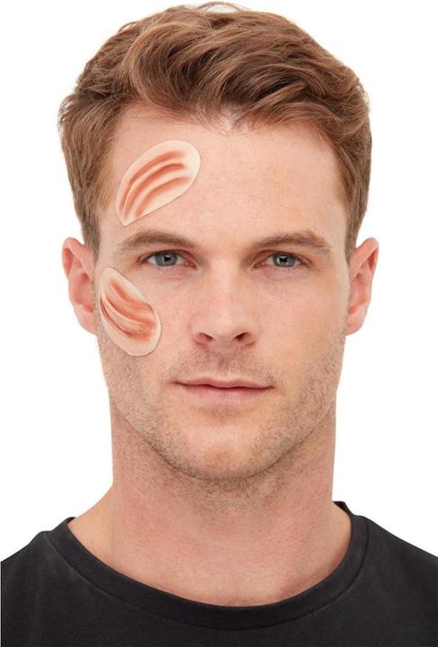 Immagine prodotto Smiffys Kit alieno, acqua, trucco, colla, cicatrici e applicatori in lattice
