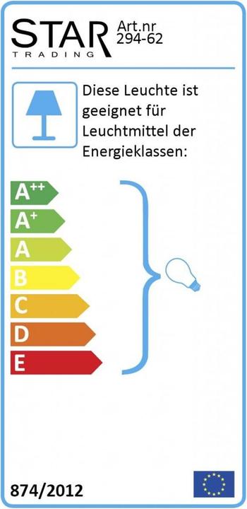 Energy Label Star Trading Glaze (E27)