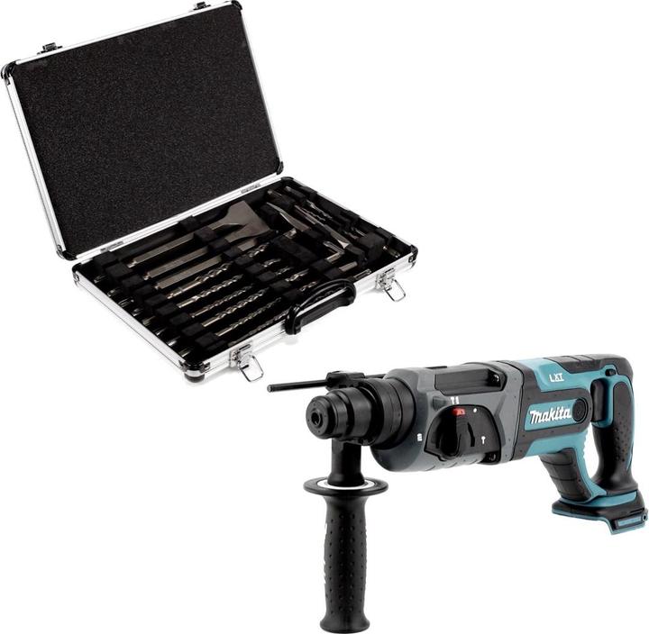 Produktbild Makita DHR 241 Z 18 V Li-Ion Akku Bohrhammer mit SDS-Plus Aufnahme Solo + D-42444 SDS-Plus (Akkubetrieb)