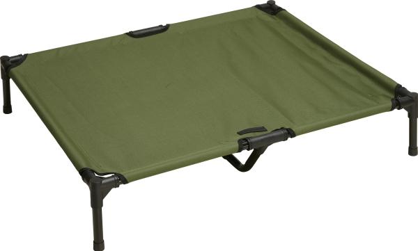 Actual product image Companion Folded Camping Bed, 91x76x18 cm, Green (Dog)