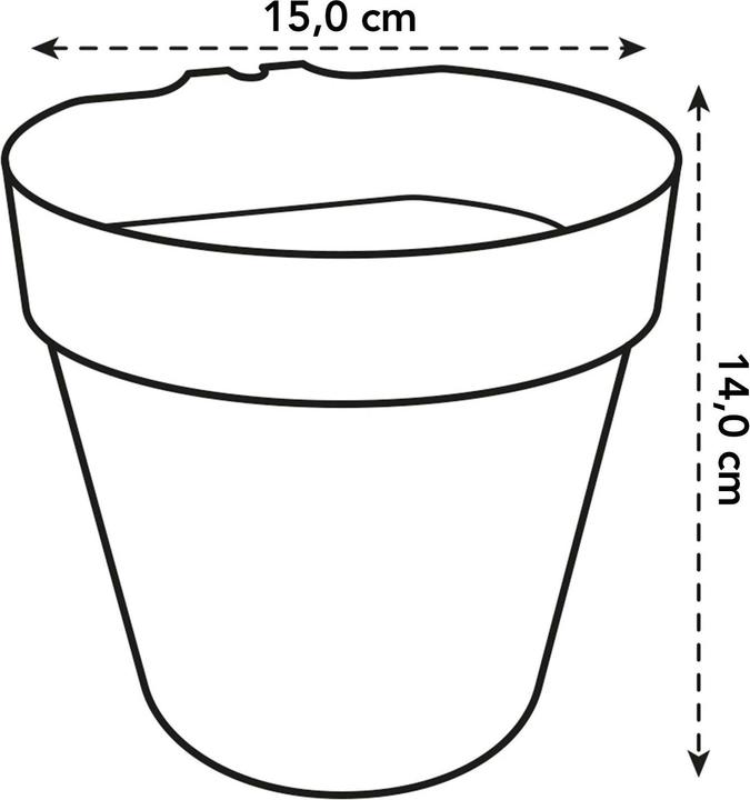 Actual product image Elho Loft Urban Green Wall Plant Pot Single (15 cm)