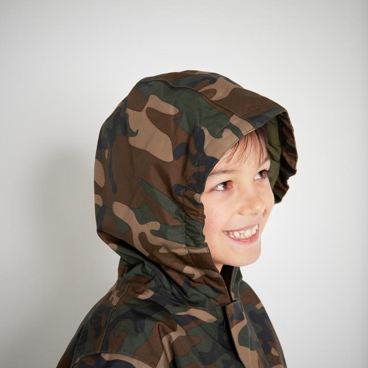 Actual product image Solognac Jacket Woodland 100 warm children (140)