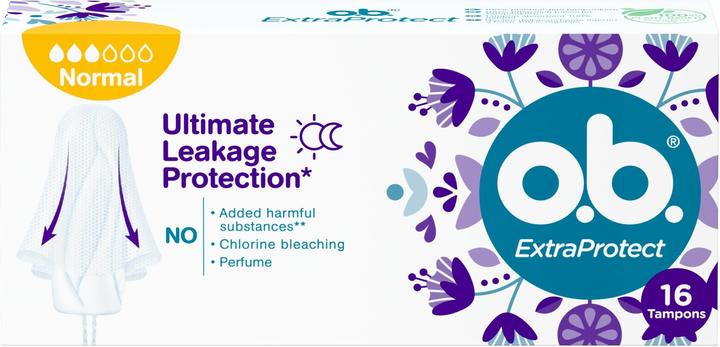 Actual product image o.b. Extra Protect (16 x, Regular)
