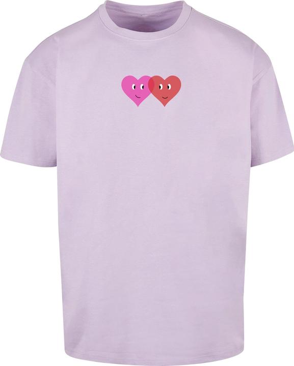 Merchcode Hugs & Love - Two Hearts Heavy Oversize Tee - 174979 (L)
