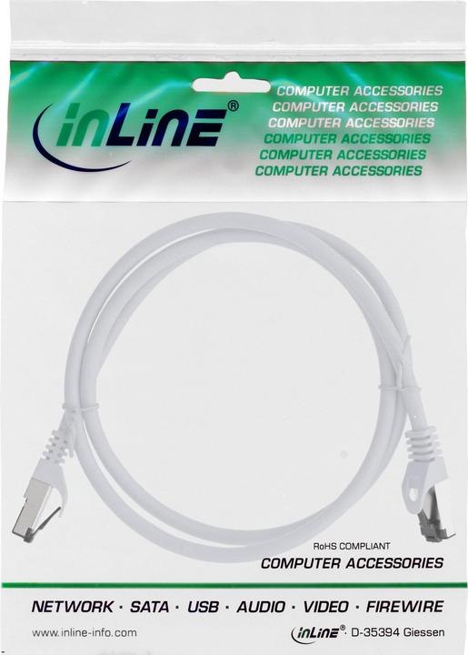 Produktbild InLine Patchkabel (S/FTP, CAT8.1, 1 m)