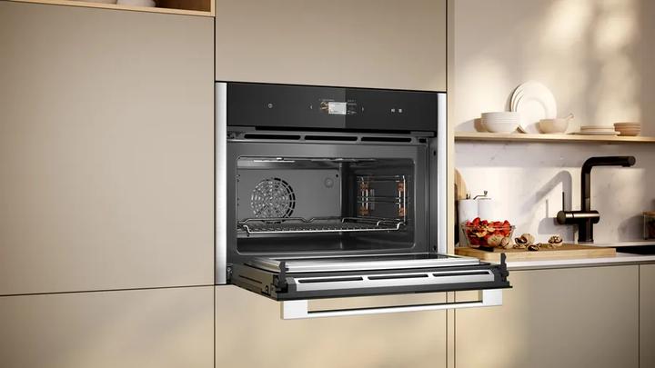 Produktbild Neff N 90, Built-in compact oven with microwave function, 60 x 45 cm, Stainless steel, C24MS31N0