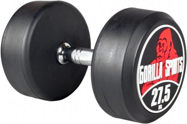 Immagine prodotto Gorilla Sports Manubri rotondi (1 x 27,5 kg)
