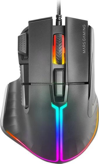 Mars Gaming Souris Filaire Gamer Mm-Xt RGB (Noir) (Cablato)