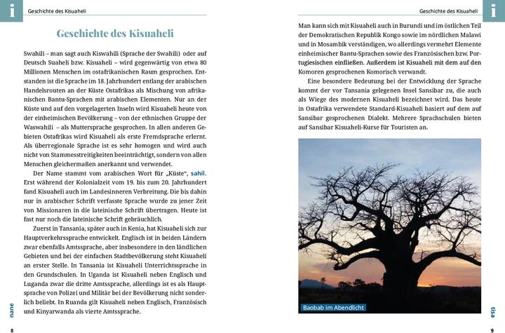 Actual product image Sprachführer Kisuaheli - Wort für Wort (German, John Smith, 2024)