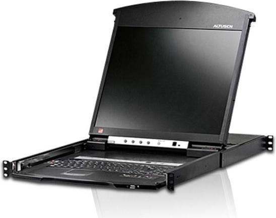 Immagine prodotto Aten KL1516AiN Switch KVM over IP Cat.5 a 16 porte 19" LCD, doppia guida, layout CH