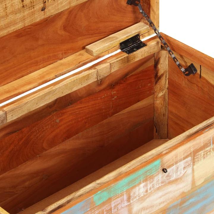 Actual product image VidaXL Chest solid old wood,Colour: Multicoloured,Material: Solid wood (73 x 39 x 41 cm)